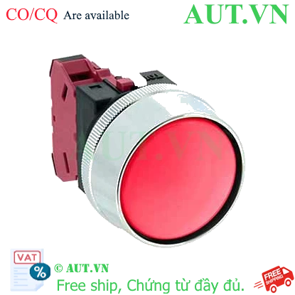 Ảnh của Nút nhấn nhả không đèn IDEC ABN3G01R D30 1NC (Đỏ)