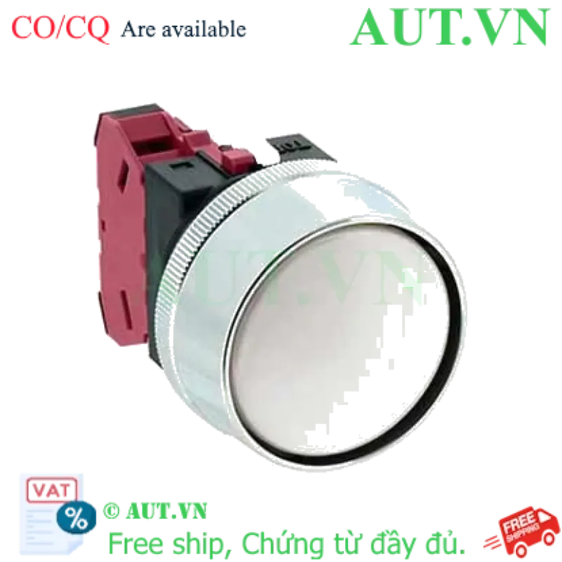 Ảnh của Nút nhấn nhả không đèn IDEC ABN3G01W D30 1NC (Trắng)