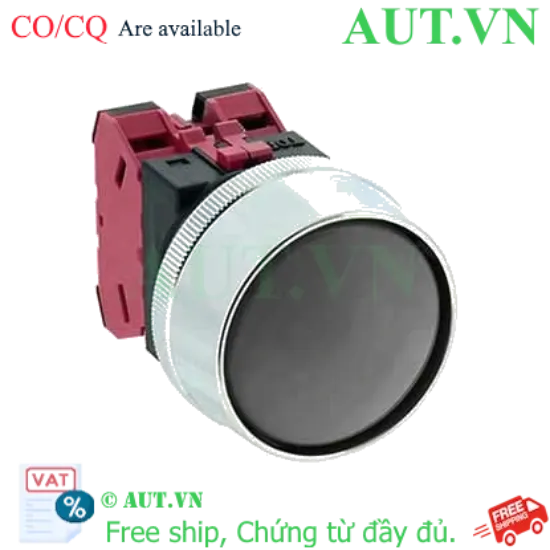 Ảnh của Nút nhấn nhả không đèn IDEC ABN3G02B D30 2NC (Đen)