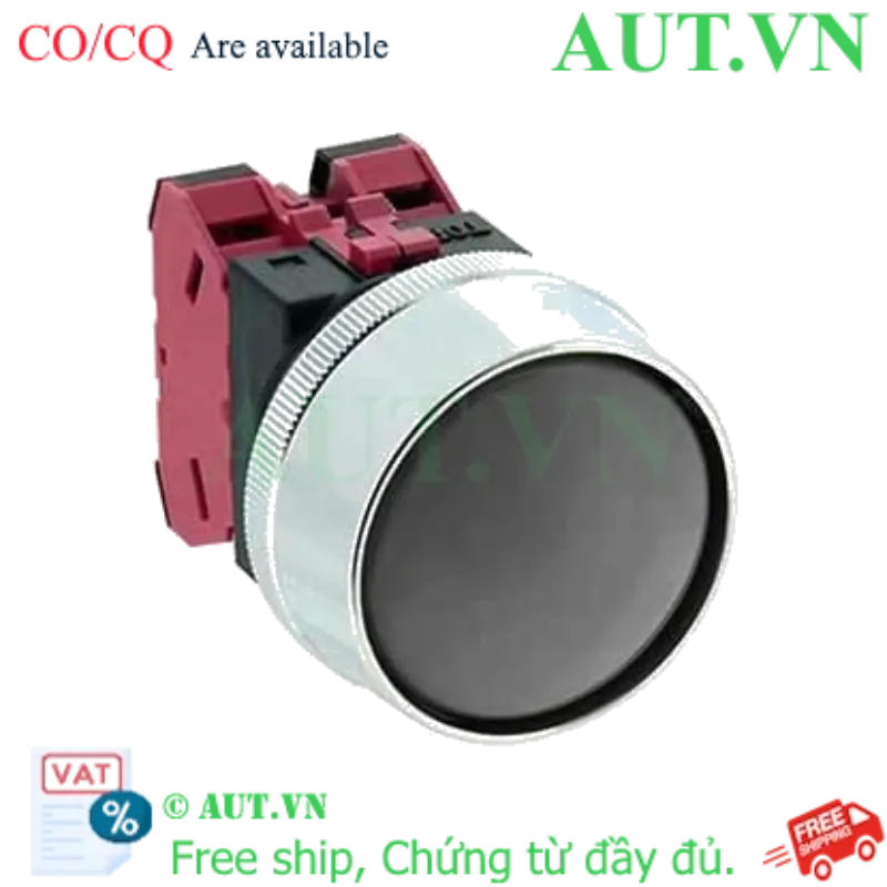 Ảnh của Nút nhấn nhả không đèn IDEC ABN3G02B D30 2NC (Đen)