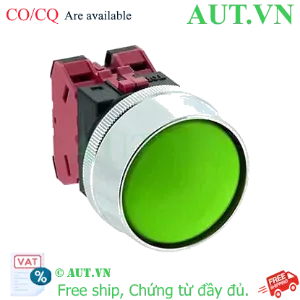 Ảnh của Nút nhấn nhả không đèn IDEC ABN3G02G D30 2NC (Xanh)