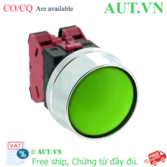 Ảnh của Nút nhấn nhả không đèn IDEC ABN3G02G D30 2NC (Xanh)
