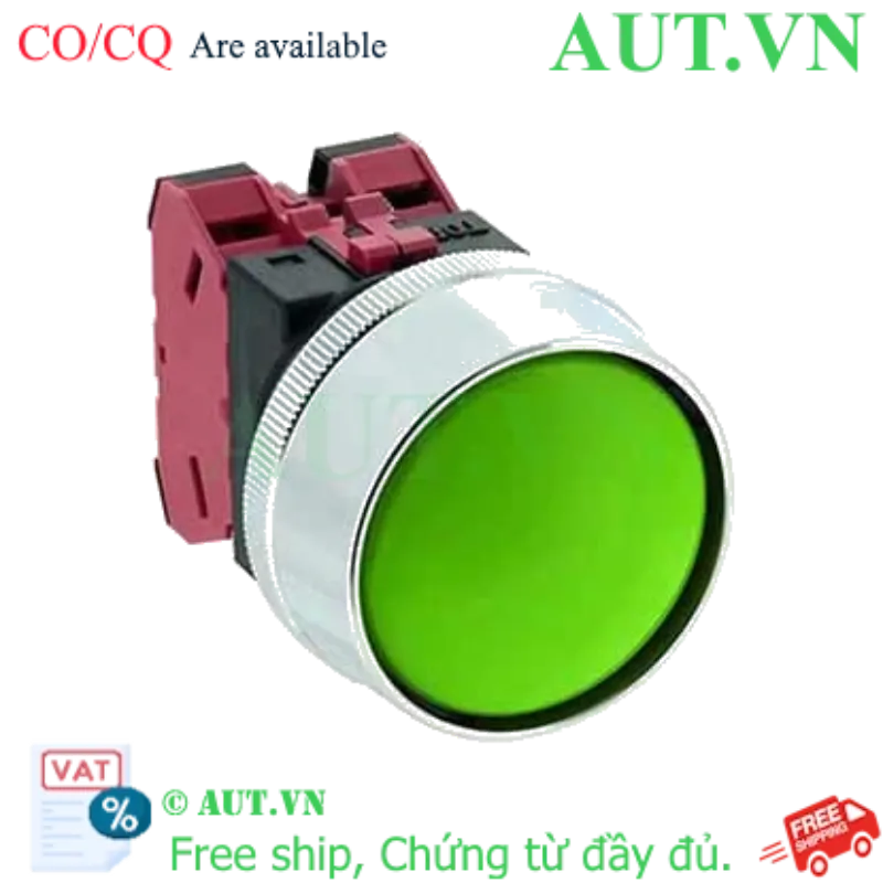 Ảnh của Nút nhấn nhả không đèn IDEC ABN3G02G D30 2NC (Xanh)
