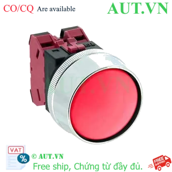 Ảnh của Nút nhấn nhả không đèn IDEC ABN3G02R D30 2NC (Đỏ)