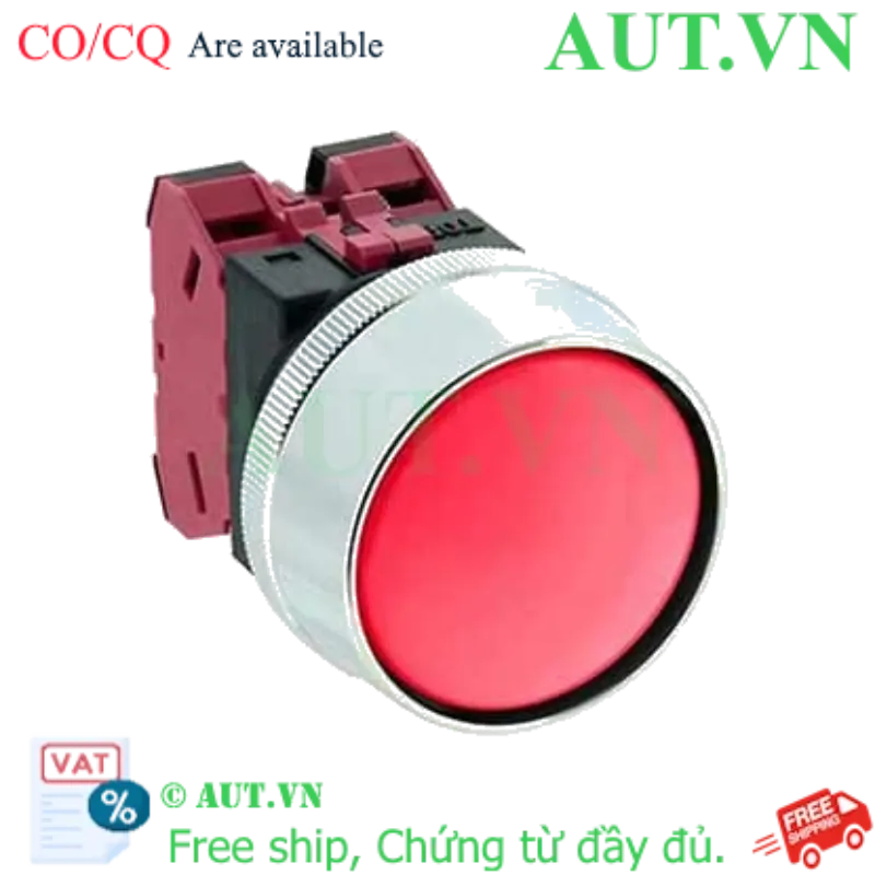 Ảnh của Nút nhấn nhả không đèn IDEC ABN3G02R D30 2NC (Đỏ)