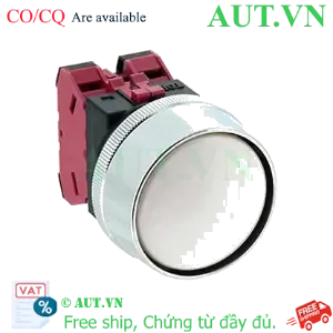Ảnh của Nút nhấn nhả không đèn IDEC ABN3G02W D30 2NC (Trắng)
