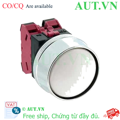 Ảnh của Nút nhấn nhả không đèn IDEC ABN3G02W D30 2NC (Trắng)