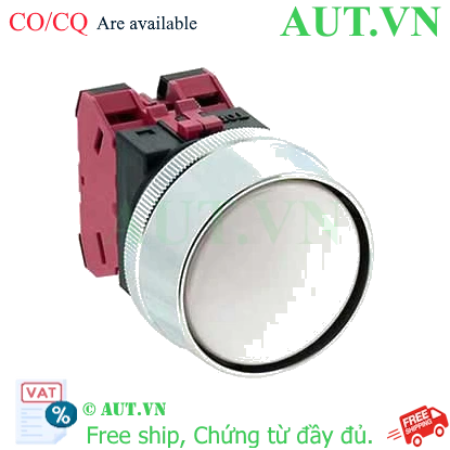 Ảnh của Nút nhấn nhả không đèn IDEC ABN3G02W D30 2NC (Trắng)