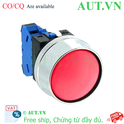 Ảnh của Nút nhấn nhả không đèn IDEC ABN3G10R D30 1NO (Đỏ)