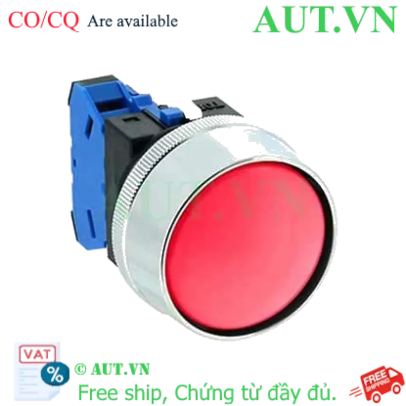 Ảnh của Nút nhấn nhả không đèn IDEC ABN3G10R D30 1NO (Đỏ)
