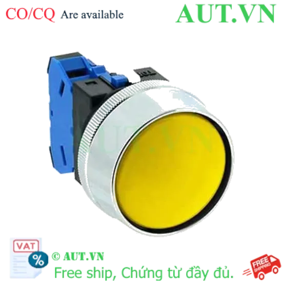 Ảnh của Nút nhấn nhả không đèn IDEC ABN3G10Y D30 1NO (Vàng)