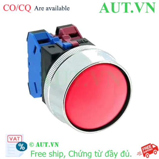Ảnh của Nút nhấn nhả không đèn IDEC ABN3G11R D30 1NO+1NC (Đỏ)