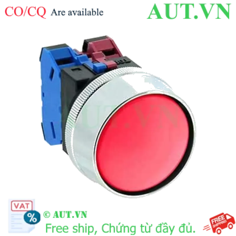 Ảnh của Nút nhấn nhả không đèn IDEC ABN3G11R D30 1NO+1NC (Đỏ)