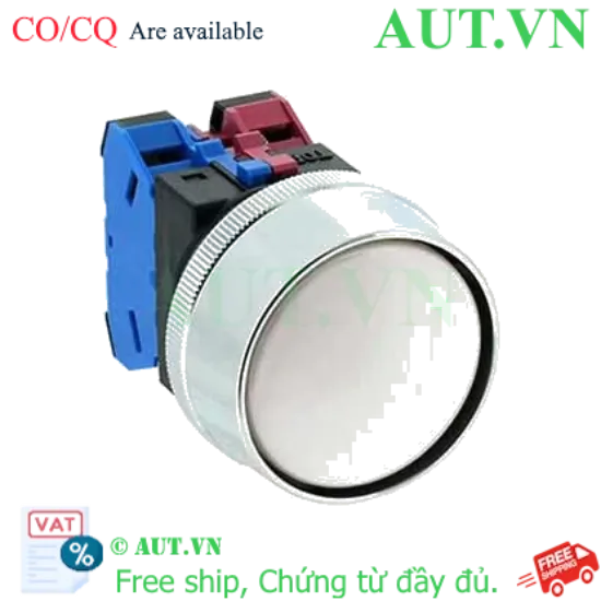 Ảnh của Nút nhấn nhả không đèn IDEC ABN3G11W D30 1NO+1NC (Trắng)