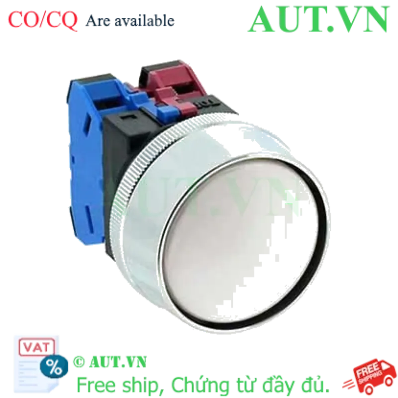 Ảnh của Nút nhấn nhả không đèn IDEC ABN3G11W D30 1NO+1NC (Trắng)