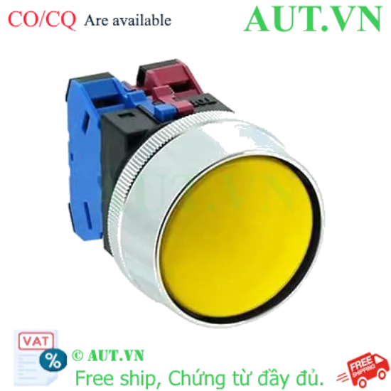 Ảnh của Nút nhấn nhả không đèn IDEC ABN3G11Y D30 1NO+1NC (Vàng)
