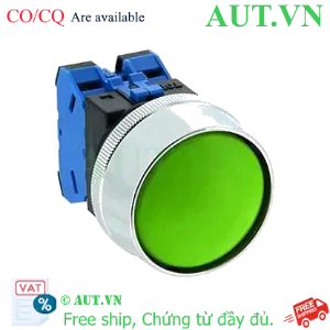 Ảnh của Nút nhấn nhả không đèn IDEC ABN3G20G D30 2NO (Xanh)