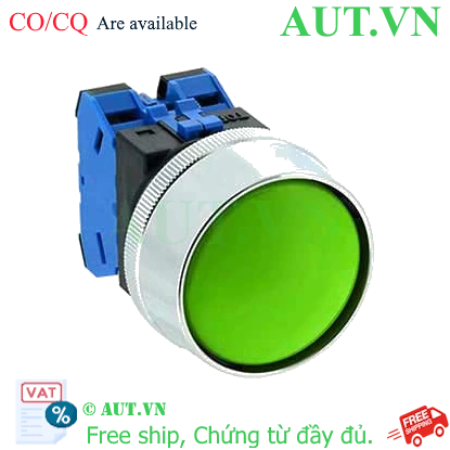 Ảnh của Nút nhấn nhả không đèn IDEC ABN3G20G D30 2NO (Xanh)
