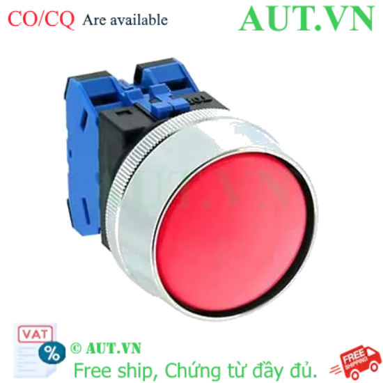 Ảnh của Nút nhấn nhả không đèn IDEC ABN3G20R D30 2NO (Đỏ)