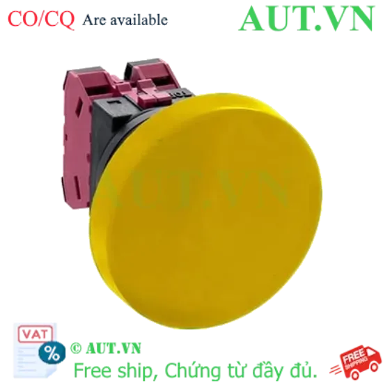 Ảnh của Nút nhấn nhả không đèn IDEC ABN402Y D30 2NC (Vàng)