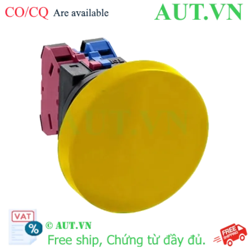 Ảnh của Nút nhấn nhả không đèn IDEC ABN411Y D30 1NO+1NC (Vàng)