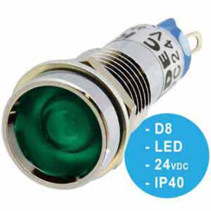 Ảnh của Đèn báo mini D8 IDEC UP8-2487G 