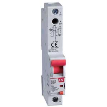 Ảnh của Aptomat chống giật, quá tải (RCBO) LS RKS 1P+N C6A 30mA 10kA