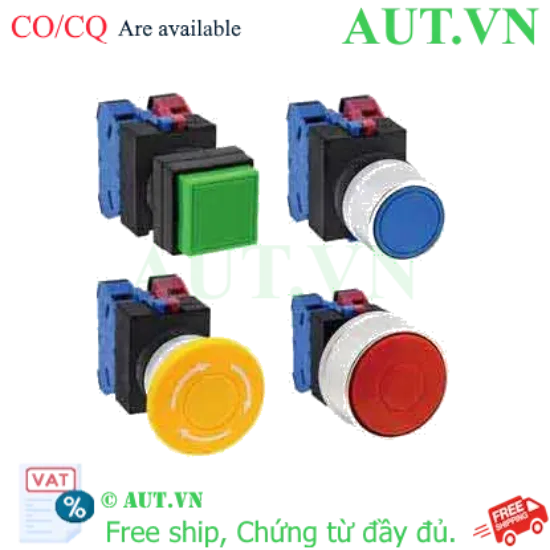 Ảnh của Nút nhấn nhả không đèn IDEC ABQW120W-MAU D22 2NO (Trắng)