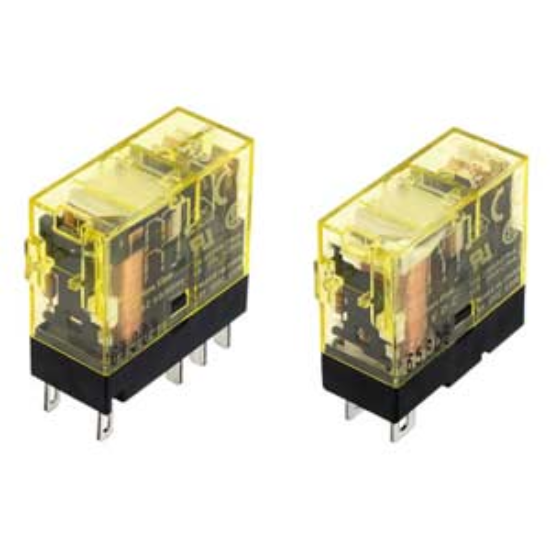 Ảnh của Rơ le nguồn dạng chân cắm (tiếp điểm đôi) IDEC RJ22S-CLD1-D6 