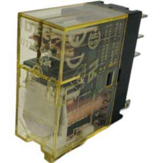 Ảnh của Rơ le nguồn dạng chân cắm (tiếp điểm đôi) IDEC RJ22S-CLD-D24 