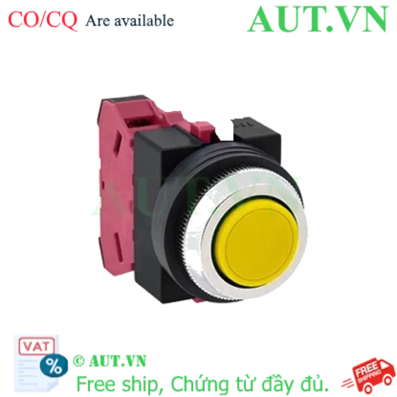 Ảnh của Nút nhấn nhả không đèn IDEC ABS101NY D25 1NC (Vàng)