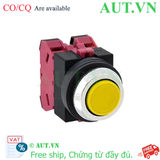 Ảnh của Nút nhấn nhả không đèn IDEC ABS102NY D25 2NC (Vàng)