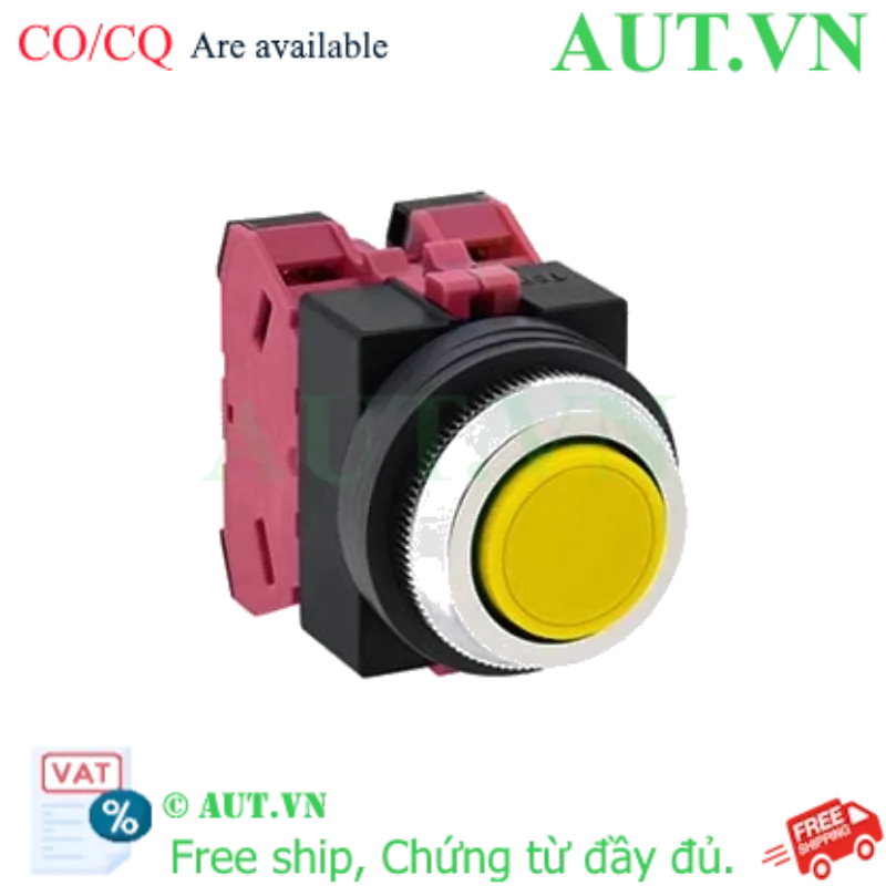 Ảnh của Nút nhấn nhả không đèn IDEC ABS102NY D25 2NC (Vàng)