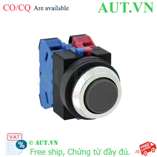 Ảnh của Nút nhấn nhả không đèn IDEC ABS111NB D25 1NO+1NC (Đen)