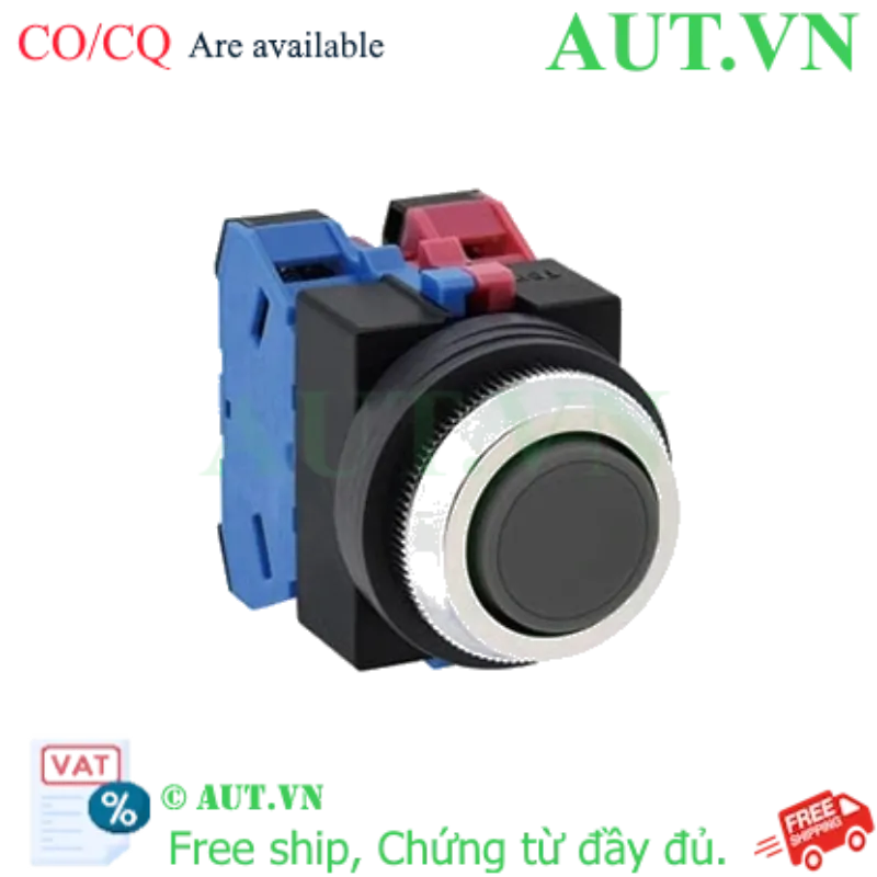 Ảnh của Nút nhấn nhả không đèn IDEC ABS111NB D25 1NO+1NC (Đen)