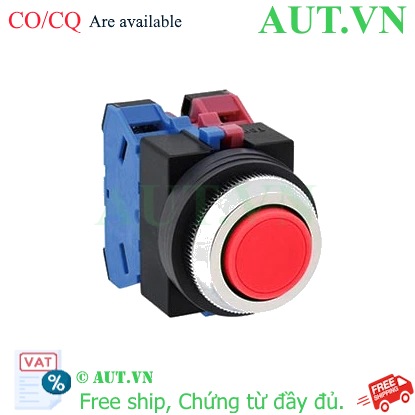 Ảnh của Nút nhấn nhả không đèn IDEC ABS111NR D25 1NO+1NC (Đỏ)