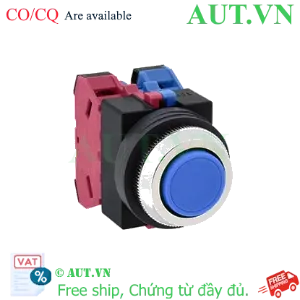 Ảnh của Nút nhấn nhả không đèn IDEC ABS111NS D25 1NO+1NC (Xanh)