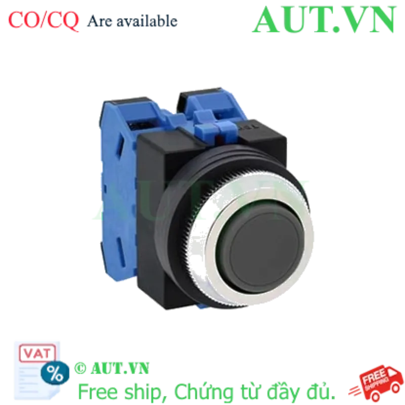 Ảnh của Nút nhấn nhả không đèn IDEC ABS120NB D25 2NO (Đen)