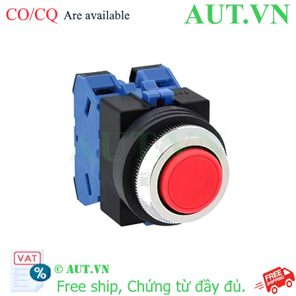Ảnh của Nút nhấn nhả không đèn IDEC ABS120NR D25 2NO (Đỏ)
