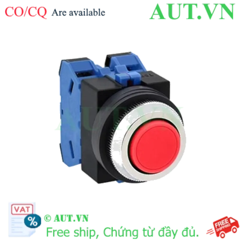 Ảnh của Nút nhấn nhả không đèn IDEC ABS120NR D25 2NO (Đỏ)