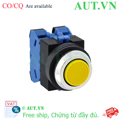 Ảnh của Nút nhấn nhả không đèn IDEC ABS120NY D25 2NO (Vàng)