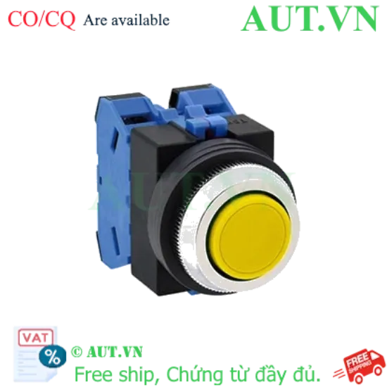 Ảnh của Nút nhấn nhả không đèn IDEC ABS120NY D25 2NO (Vàng)