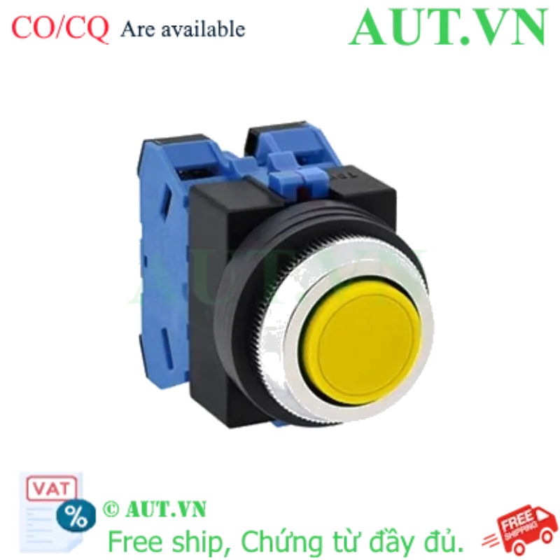 Ảnh của Nút nhấn nhả không đèn IDEC ABS120NY D25 2NO (Vàng)