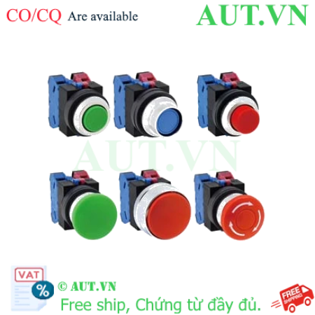 Ảnh của Nút nhấn nhả không đèn IDEC ABS122NR D25 2NO+2NC (Đỏ)
