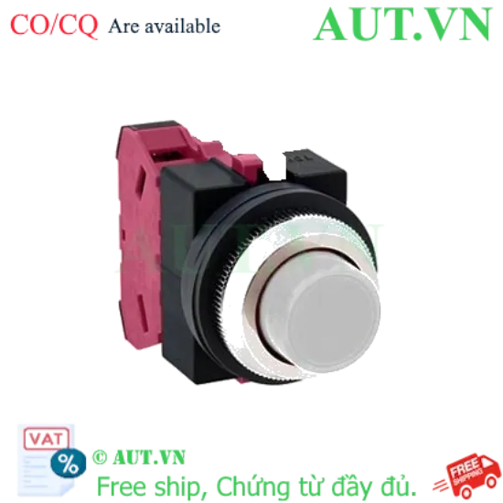 Ảnh của Nút nhấn nhả không đèn IDEC ABS201NW D25 1NC (Trắng)