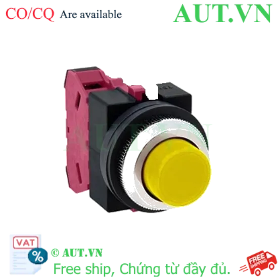 Ảnh của Nút nhấn nhả không đèn IDEC ABS201NY D25 1NC (Vàng)