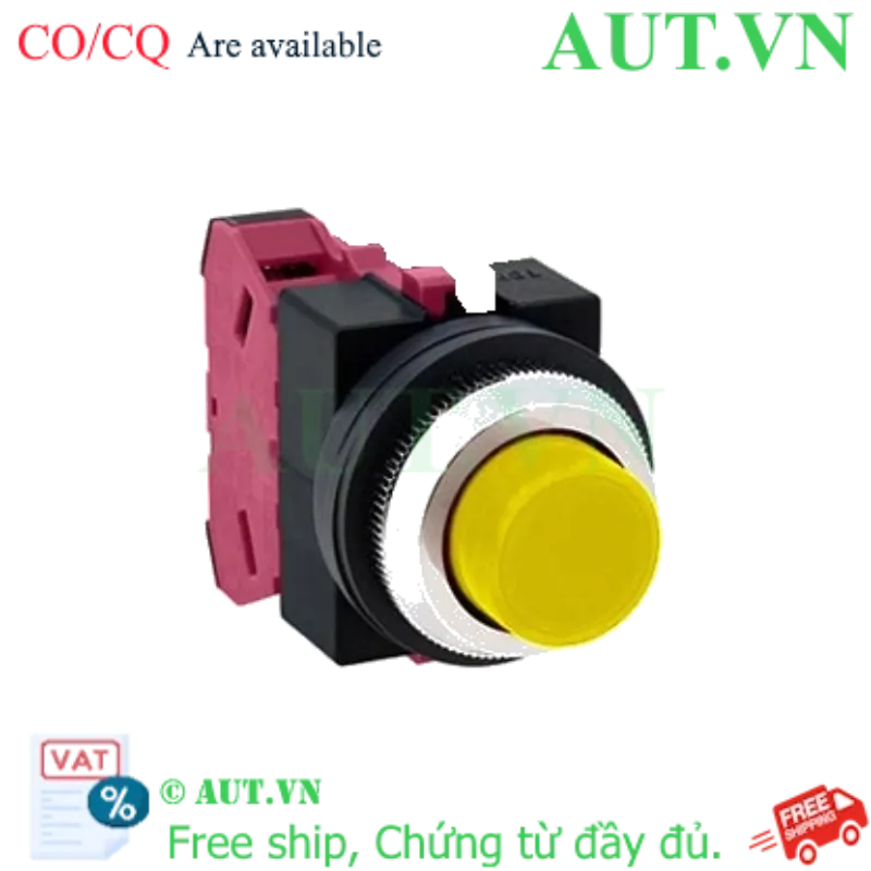 Ảnh của Nút nhấn nhả không đèn IDEC ABS201NY D25 1NC (Vàng)