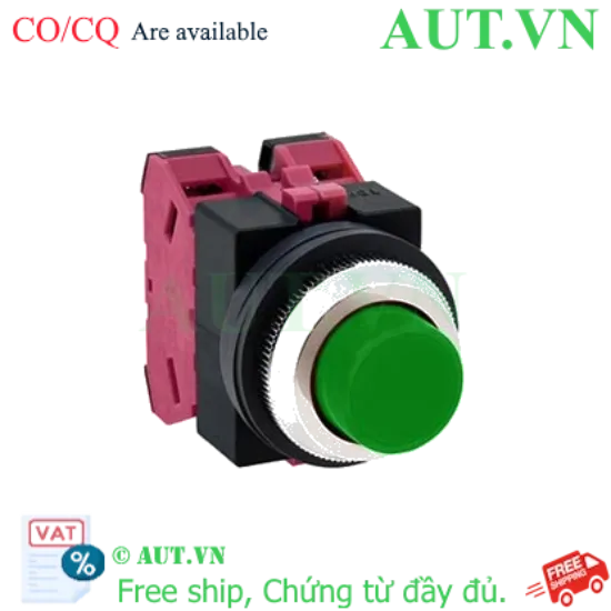 Ảnh của Nút nhấn nhả không đèn IDEC ABS202NG D25 2NC (Xanh)