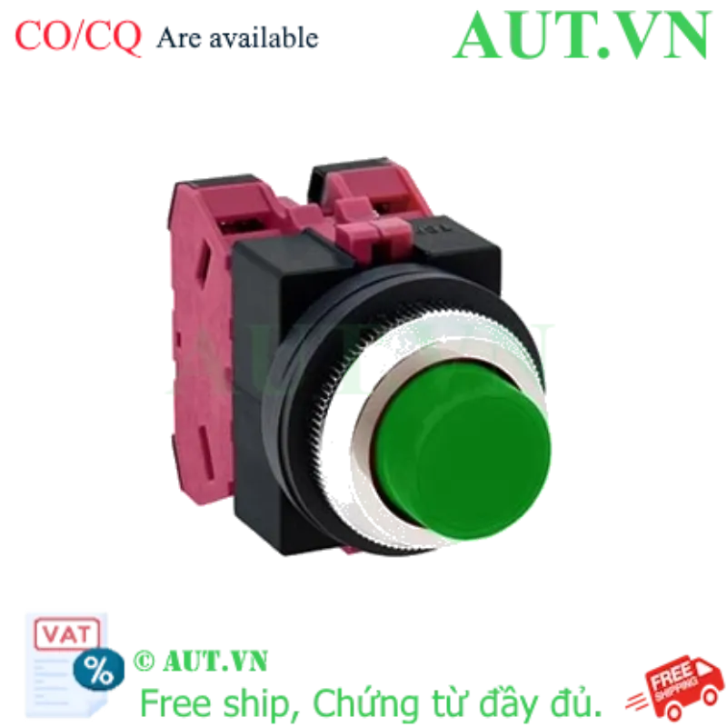 Ảnh của Nút nhấn nhả không đèn IDEC ABS202NG D25 2NC (Xanh)