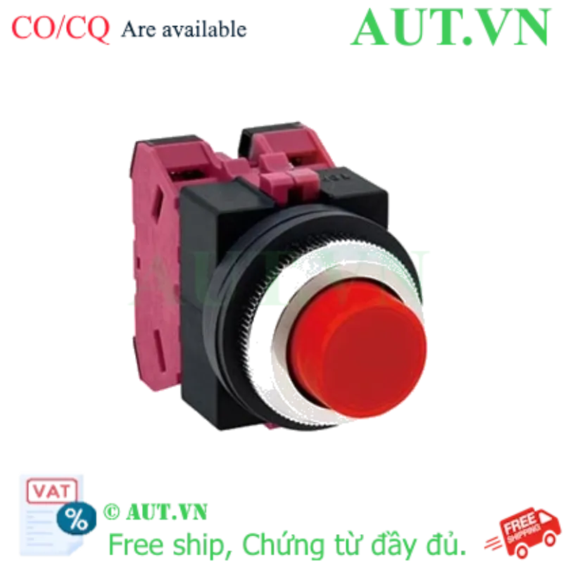 Ảnh của Nút nhấn nhả không đèn IDEC ABS202NR D25 2NC (Đỏ)